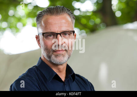 Edinburgh, Regno Unito. Il 23 agosto 2017. Thomas Enger, il norvegese autore del crimine, che appaiono alla Edinburgh International Book Festival. Gary Doak / Alamy Live News Foto Stock