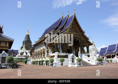 Licciana Nardi, Italia - 14 ottobre 2015: Banden tempio, bellissimo tempio nel quartiere Maetang, Chiangmai, Thailandia. Foto Stock