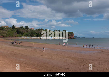 Goodrington Sands, Paignton, Devon, Regno Unito Foto Stock