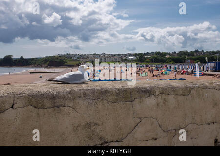 Goodrington Sands, Paignton, Devon, Regno Unito Foto Stock