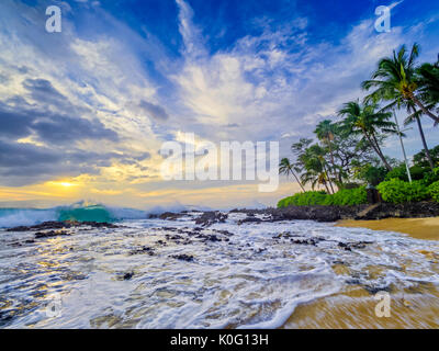 Makena cove, Maui Hawaii Foto Stock