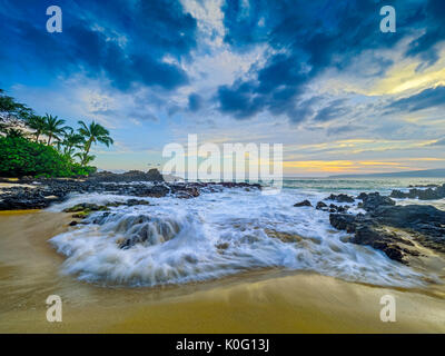 Makena cove, Maui Hawaii Foto Stock