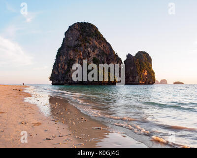 Phra Nang Beach a Railay, Krabi, Thailandia Foto Stock