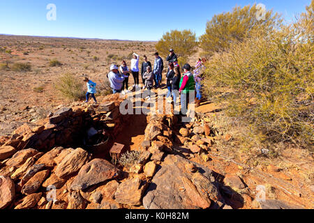 Giorno sogno metropolitana delle miniere di argento nei pressi di Broken Hill Nuovo Galles del Sud Australia Foto Stock