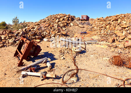 Giorno sogno metropolitana delle miniere di argento nei pressi di Broken Hill Nuovo Galles del Sud Australia Foto Stock