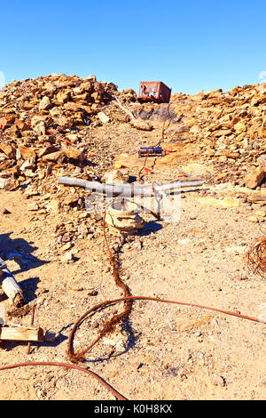 Giorno sogno metropolitana delle miniere di argento nei pressi di Broken Hill Nuovo Galles del Sud Australia Foto Stock