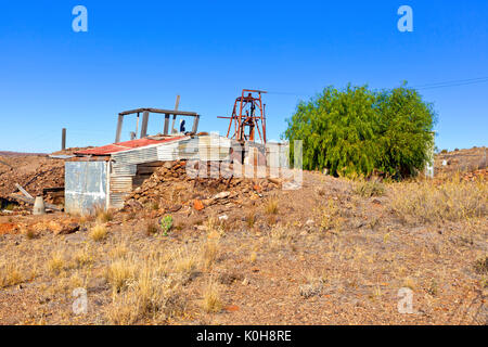 Giorno sogno metropolitana delle miniere di argento nei pressi di Broken Hill Nuovo Galles del Sud Australia Foto Stock