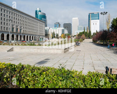 Complejo Azca desde Los Nuevos Ministerios. Madrid capitale. España Foto Stock