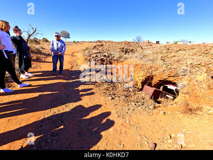 Giorno sogno metropolitana delle miniere di argento nei pressi di Broken Hill Nuovo Galles del Sud Australia Foto Stock