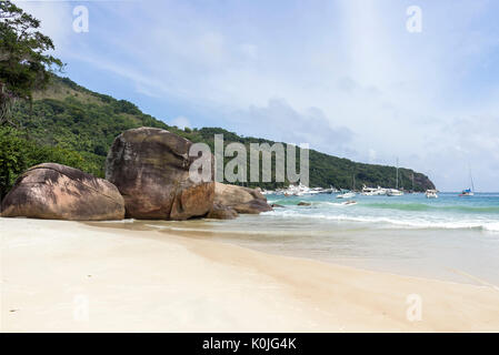 Lopes Mendes beach in Ilha Grande - Angra dos Reis Foto Stock