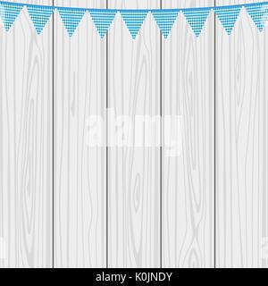 Bandiere appendere i colori della bandiera bavarese Illustrazione Vettoriale