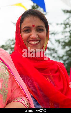 Le donne sikh, Sikh parata del giorno, Salem, Oregon Foto Stock