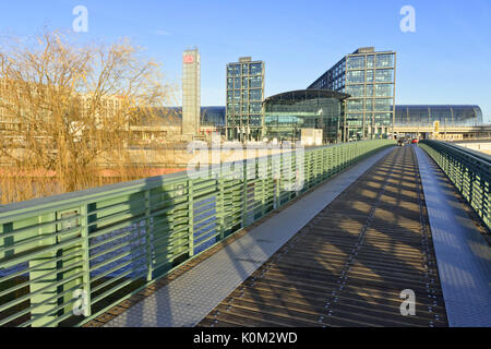Hauptbahnhof, Berlino, Germania Foto Stock
