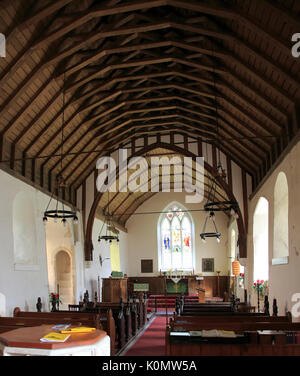 Chiesa di Sant'Andrea, Monewden, Suffolk, Inghilterra, Regno Unito Foto Stock