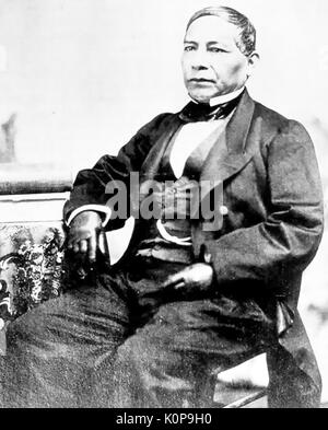 BENITO JUAREZ (1806-1872) come ventiseiesimo Presidente degli Stati Uniti del Messico Foto Stock