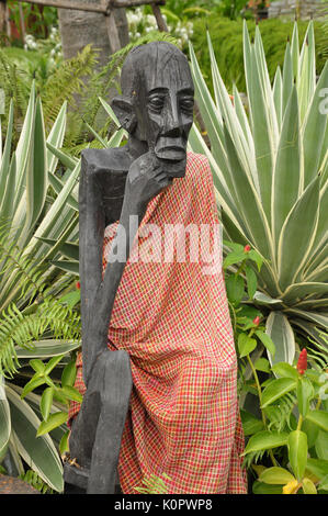 I Maasai sono un gruppo nilotica che abitano la regione dei Grandi Laghi africani. Foto Stock