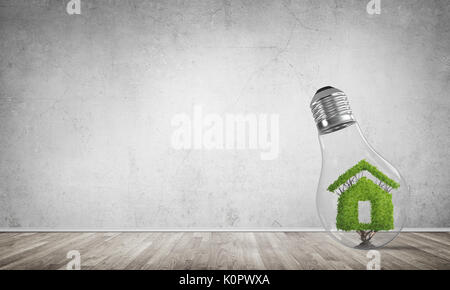 Ecologia e riciclaggio eco i concetti di costruzione. Foto Stock