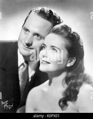 LES PAUL & moglie Mary FORD foto promozionale della musica americana duo in 1953 Foto Stock