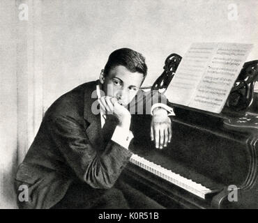 Sergei Sergeyevich Prokofiev in Nikopol 1910. Ukrainian-nato il compositore russo, 27 Aprile 1891 - 5 marzo 1953. Foto Stock