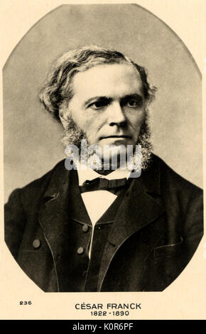 César Franck. Compositore belga, 1822-1890. Foto Stock