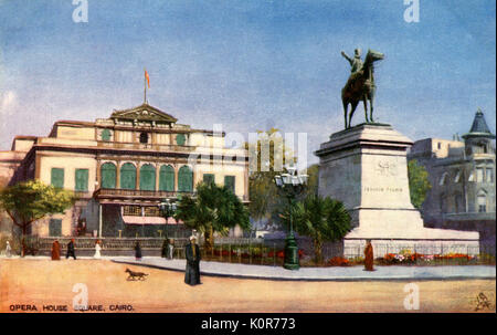 Cairo Opera House di Cairo Opera House è stato per la prima volta le prestazioni dell'opera di Verdi "Aida" Foto Stock