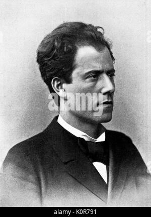 Gustav Mahler - come un uomo giovane. Il compositore austriaco, 7 luglio 1860 - 18 Maggio 1911 Foto Stock