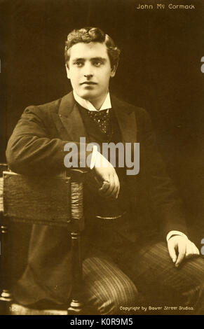 John McCormack ritratto. Irish tenor(1884-1945). Foto Stock