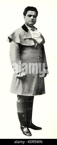 Beniamino Gigli come Cavaradossi nella sua opera Puccini 'Tosca'. Tenore Italiano 1890-1957. Compositore italiano, 1858-1924. Foto Stock