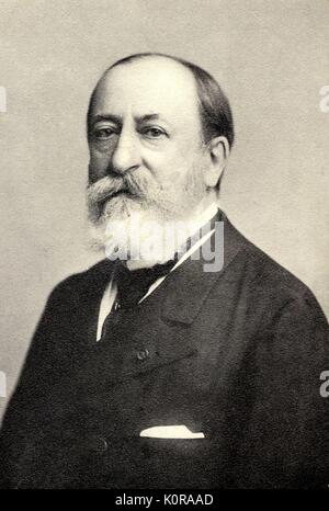 Camille Saint-Saens ritratto. Il compositore francese (1835-1921) Foto Stock