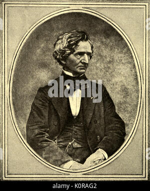 Hector Berlioz ritratto 1866. Il compositore francese (1803-1869). Foto Stock