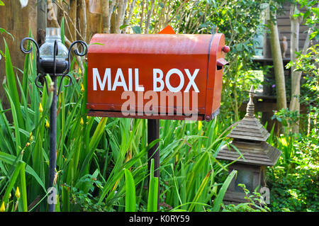 Un rurale di casella di posta o RMB è un indirizzo artificiale che è stato creato da Australia Post per recapitare la posta a un rurale o in posizione remota. Foto Stock