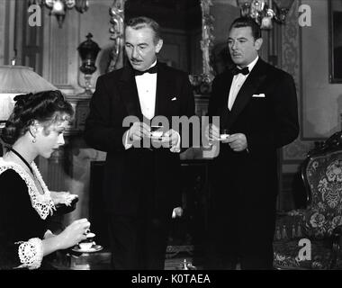 HEDY LAMARR, Paul Lukas, GEORGE BRENT, esperimento pericoloso, 1944 Foto Stock