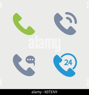 Concetti di telefono - Icone di granito Illustrazione Vettoriale