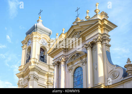 La chiesa di Santa Margherita d'Antiochia. Santa Margherita Ligure, Italia. Vista diurna. Foto Stock