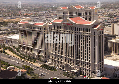 Una vista del Caesars Palace Casino di Las Vegas, Nevada Foto Stock