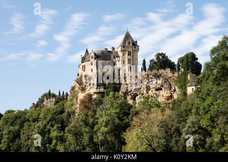 Chateau de Montfort, Dordogne, Aquitania, in Francia, in Europa Foto Stock