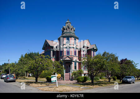 George Starret house (1889), casa Vittoriana, ora Ann Starrett Mansion Hotel boutique, Port Townsend, nello Stato di Washington, USA, America Foto Stock