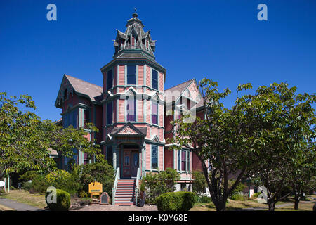 George Starret house (1889), casa Vittoriana, ora Ann Starrett Mansion Hotel boutique, Port Townsend, nello Stato di Washington, USA, America Foto Stock