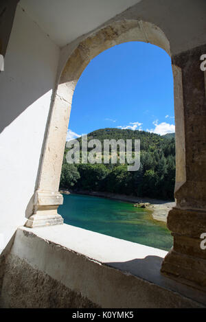 San Domenico, Eremo di San Domenico Lago, L'Aquila, Abruzzo, Italia Foto Stock