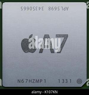 Apple A7 S5L9865 chip Foto Stock