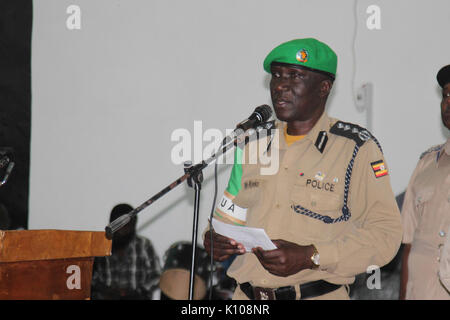 Africa unione, Mogadiscio Somalia cerimonia di lancio della comunità basata Policing corso 5 (12453653804) Foto Stock