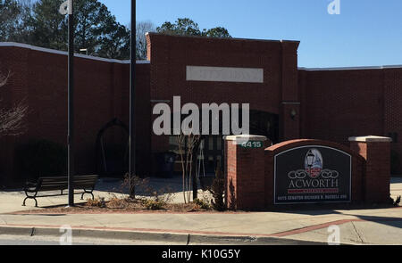 Acworth Georgia City Hall Foto Stock