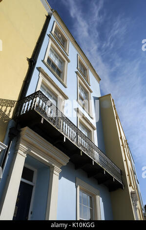 Townhouse in Tenby. Foto Stock