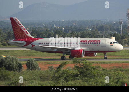 Air India VT SCT all aeroporto di Bangalore, Sett 2015 1 Foto Stock