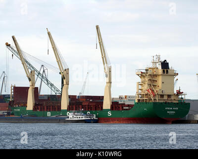 Fiume africano (nave, 2011) l'IMO 9425174, porto di Anversa Foto Stock