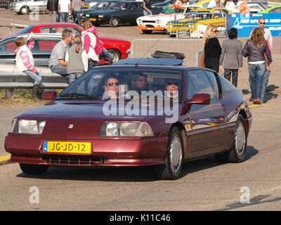 Alpine Renault V6 TURBO licenza olandese registrazione JG JD 12 Foto Stock