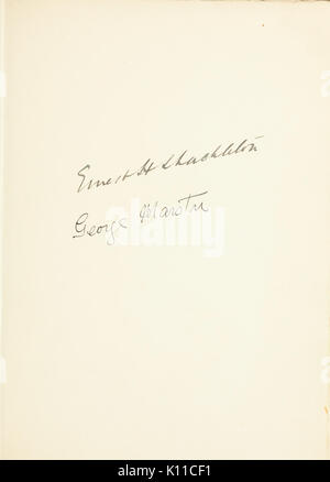 Aurora Australis, 1908 09 BHL40240582 Foto Stock