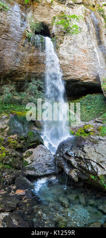 Kakuetta waterfall a gorgues de kakuetta Foto Stock