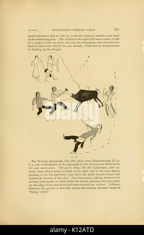 Relazione annuale dell'Ufficio di presidenza di Etnologia al Segretario dello Smithsonian Institution (pagina 375) BHL26499961 Foto Stock