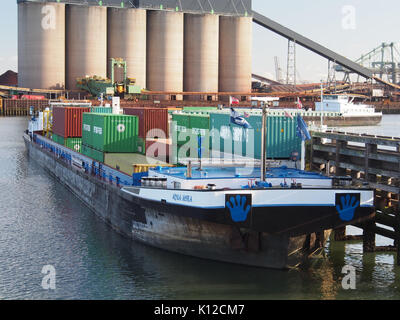 Aqua Myra (nave, 1989) ENI 02319046 Hartelhaven porto di Rotterdam Foto Stock